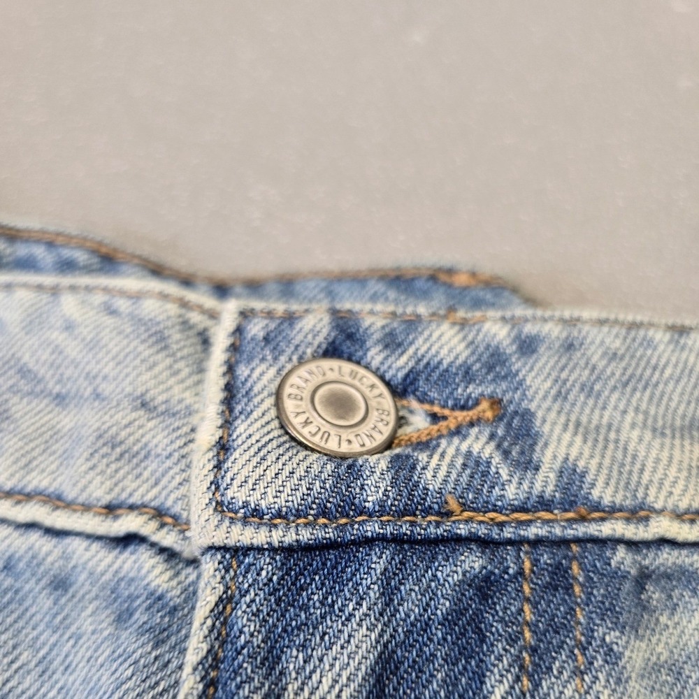 Lucky Brand Barrel Jeans Womens 2/26R Light Wash Wide Leg Relaxed Fit - Picture 10 of 10